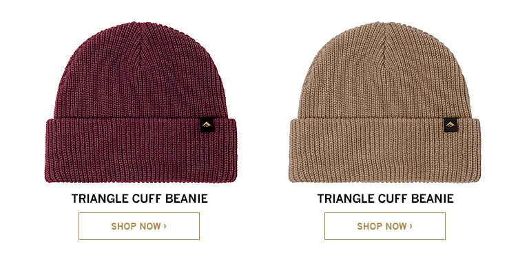 TRIANGLE CUFF BEANIE