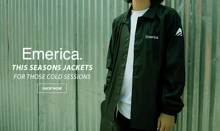 Emerica Jackets in Time for Fall!