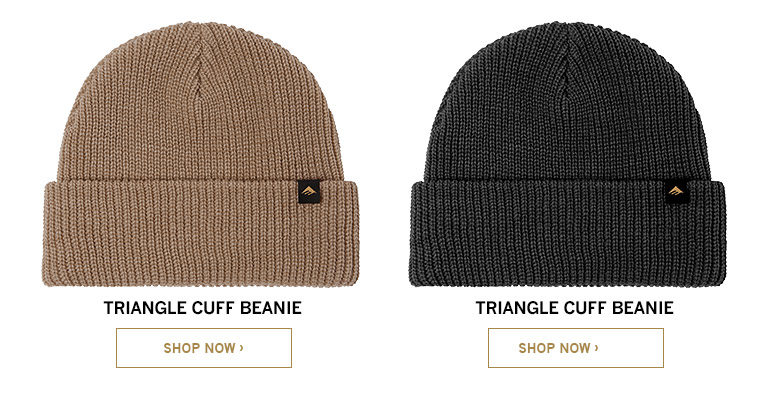 TRIANGLE CUFF BEANIE